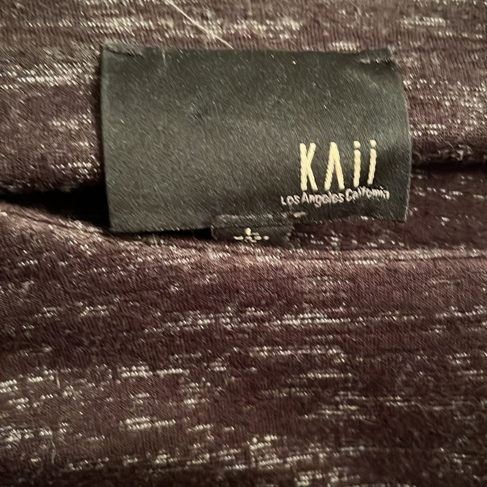 KAII BLACK Zipper Jacket size Large - Picture 4 of 5
